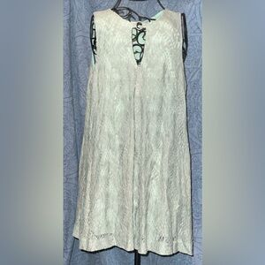 Umgee Lace Dress in Mint Green